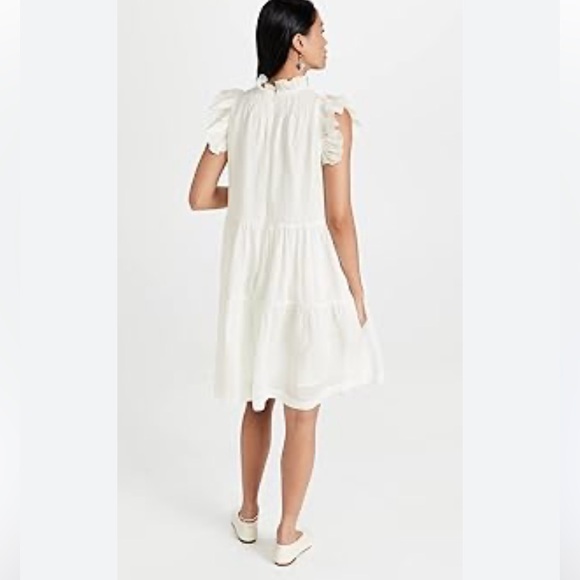 Sea White Casual Dress - Picture 2 of 9